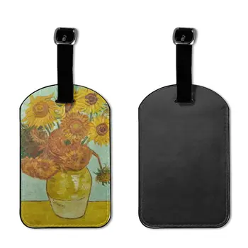 

NOISYDESIGNS Customizde Vincent van Gogh Luggage Tags Set Of 2 Travel Accessories Luggage Tags Travel hanging tags