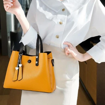 

Women's Leather Handbag Casual Messenger Bag Ladies Handbag Quality Shoulder Bag