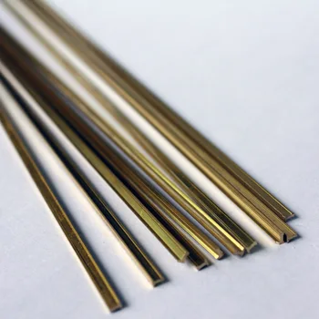 

10Pcs 7/23/33cm 1:87 HO Scale Copper Alloy Track Model Long Train Decor Props - Golden