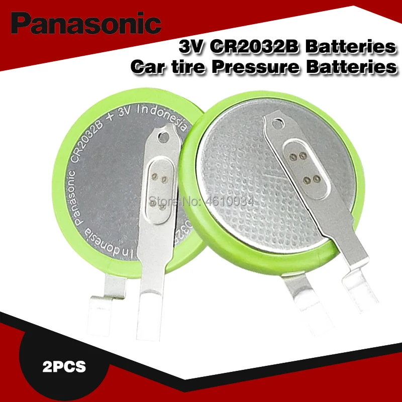 Датчик давления в шинах Panasonic CR2032B 2 шт. 3 высокотемпературный диоксид марганца