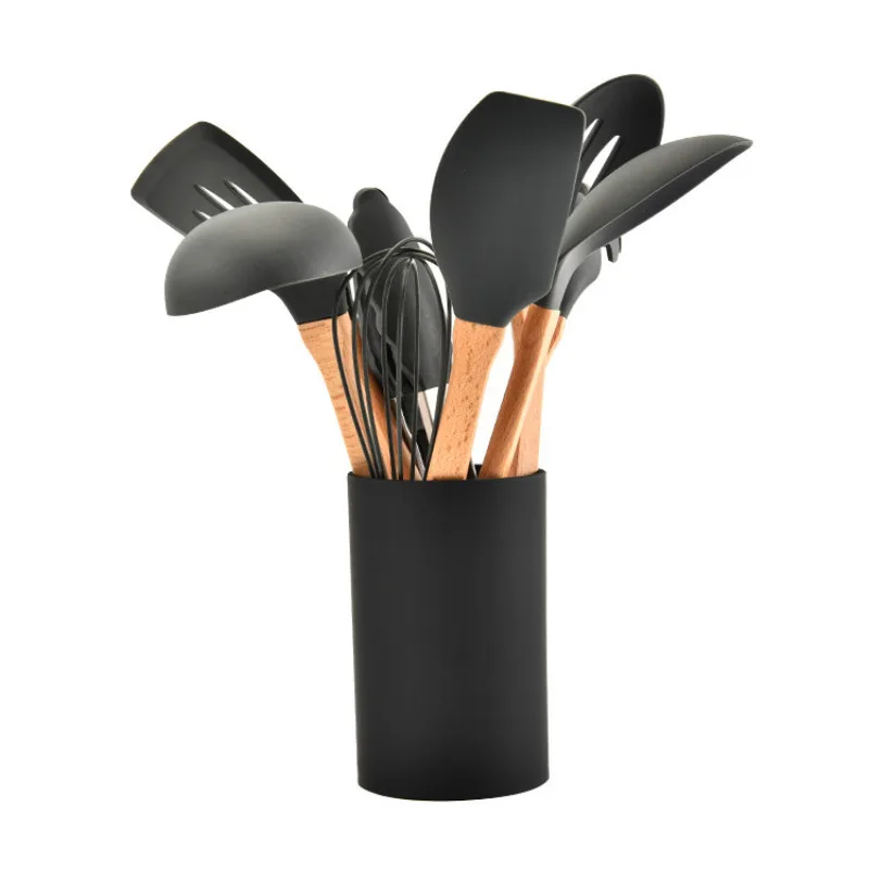 

Кухонная посуда 8 шт. кухонный комплект лопат строительные блоки Ручка Силиконовый шпатель набор Инструменты для приготовления пищи