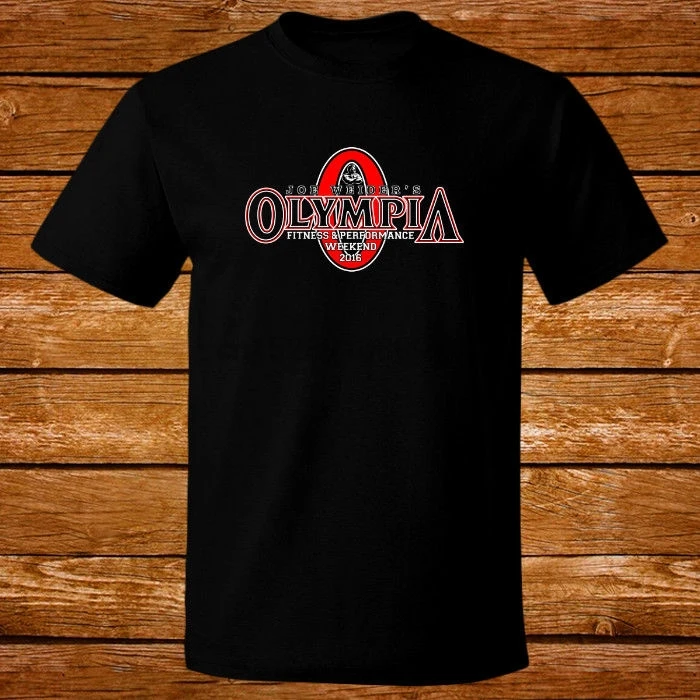 Популярная Футболка Mr Olympia для бодибилдинга и фитнеса свободная брендовая одежда