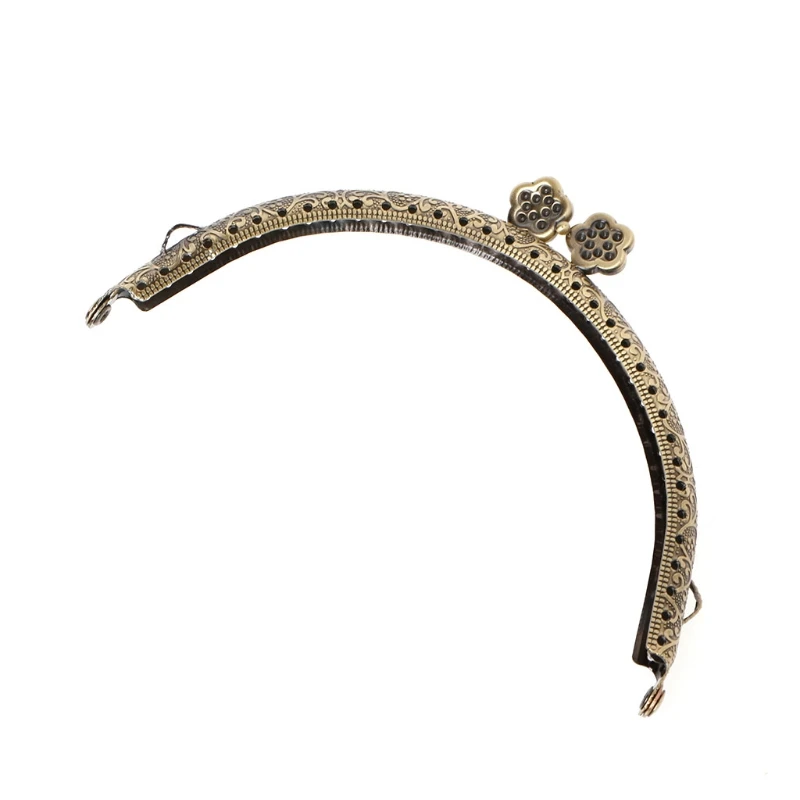 

1PC Retro Flower Metal Frame Kiss Clasp For Handle Bag Purse 8.5cm/10.5cm/12.5cm M5TE