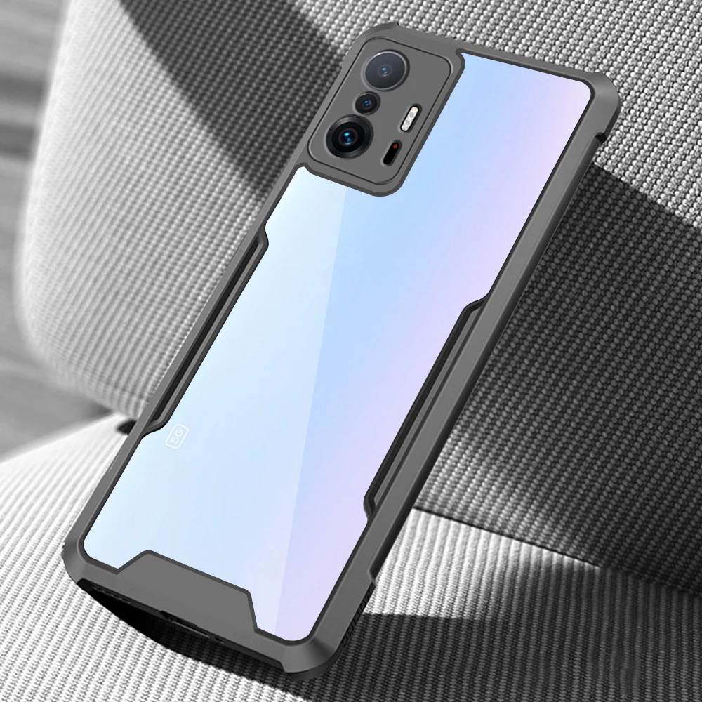 Cover Anticaduta In Acrilico Trasparente Per Custodie Xiaomi 11 T Xiaomi 11 T Xiaomi Mi 11 T Mi 11 T 11 T Pro 11 T Pro Heavy Duty Protect Shell