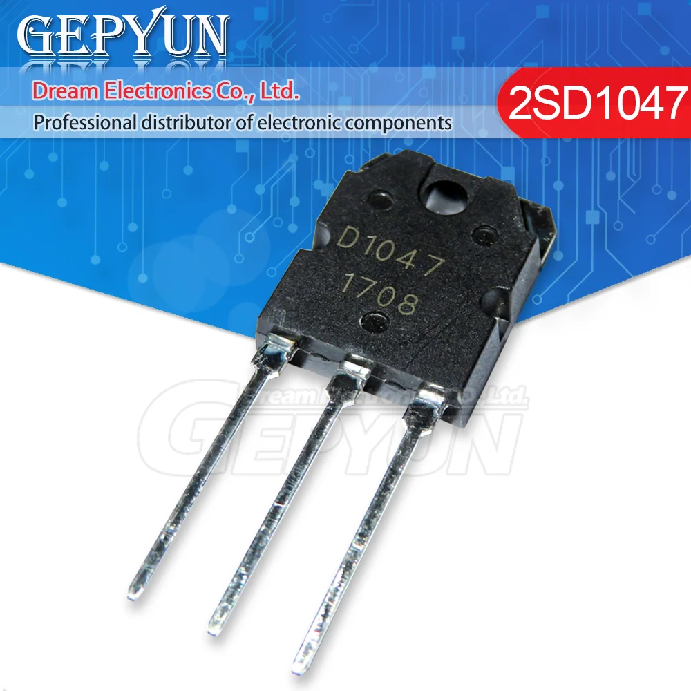 5PCS 2SD1047 TO-247 D1047 TO-3P POWER TRANSISTORS In Stock | Электронные компоненты и принадлежности