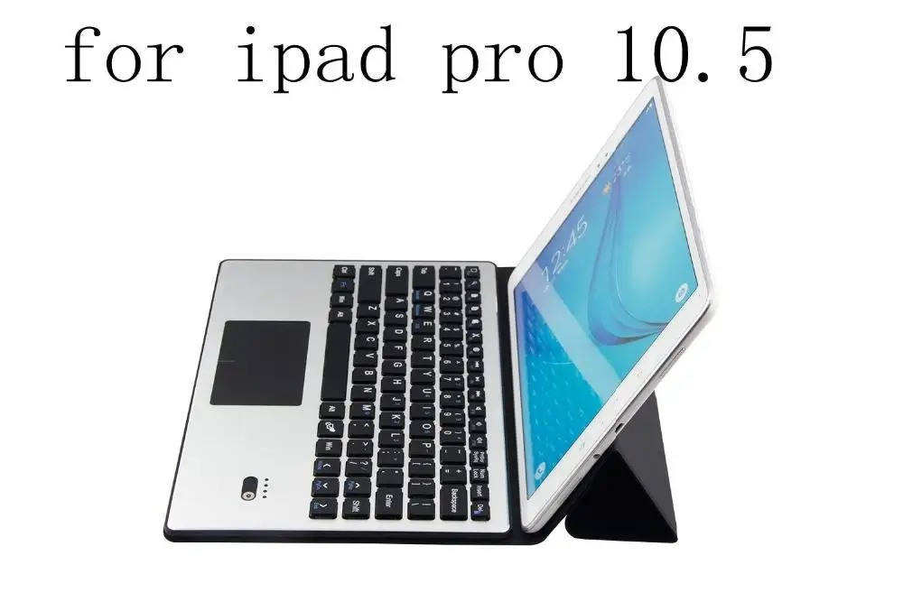 

Detachable Bluetooth Wireless Keyboard Case Shell For iPad Pro 10.5 A1701/ A1709 Smart Fold PU Leather Cover Case Funda+gifts