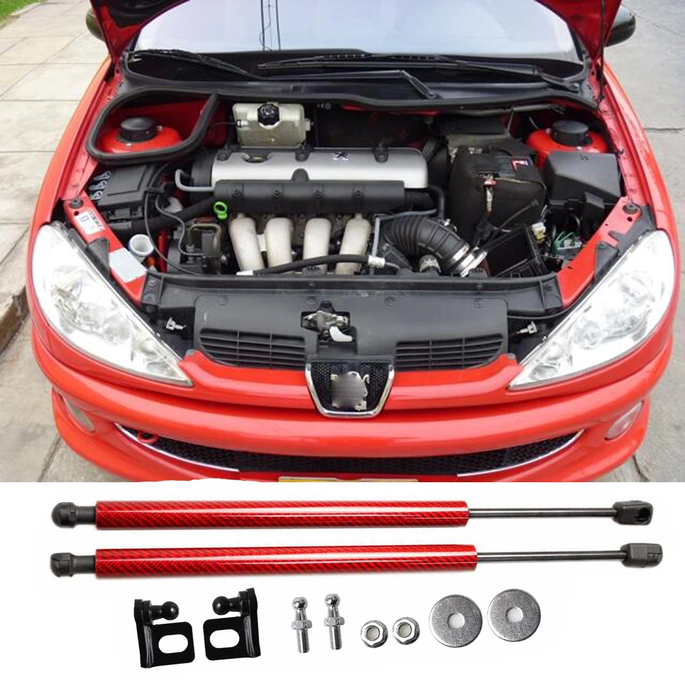 For Peugeot 206 206cc Gti 180 Rc 207i Sd 1998 2016 Front Hood Bonnet Modify Gas Struts Shock Damper Lift Supports Strut Bars Aliexpress