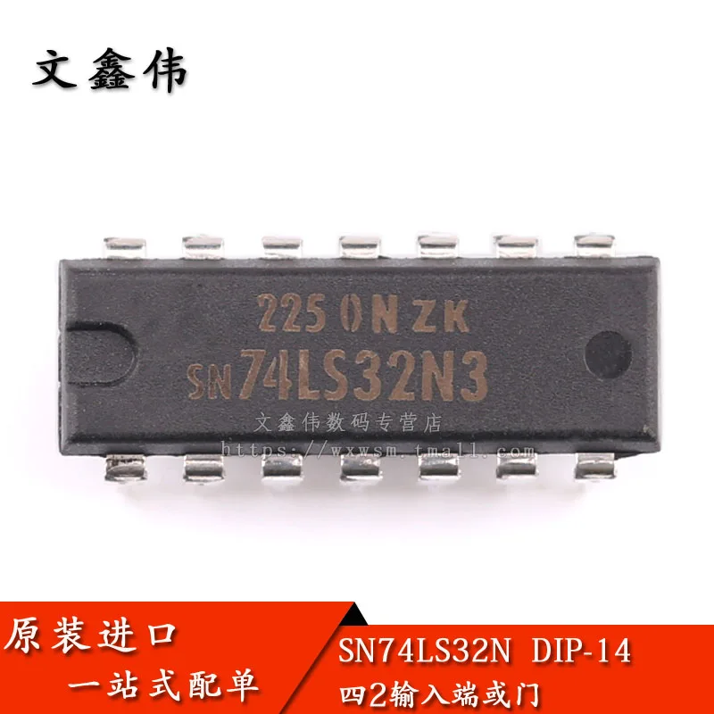 10 шт., новые оригинальные кнопки SN74LS32N 74HC32 DIP-14-2