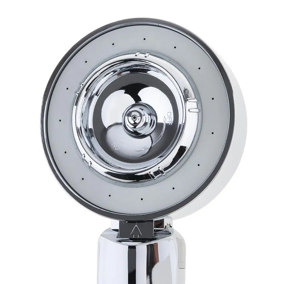 Round Double-sided Handheld Water Shower Head with Water Saving Pressurize for Bathroom