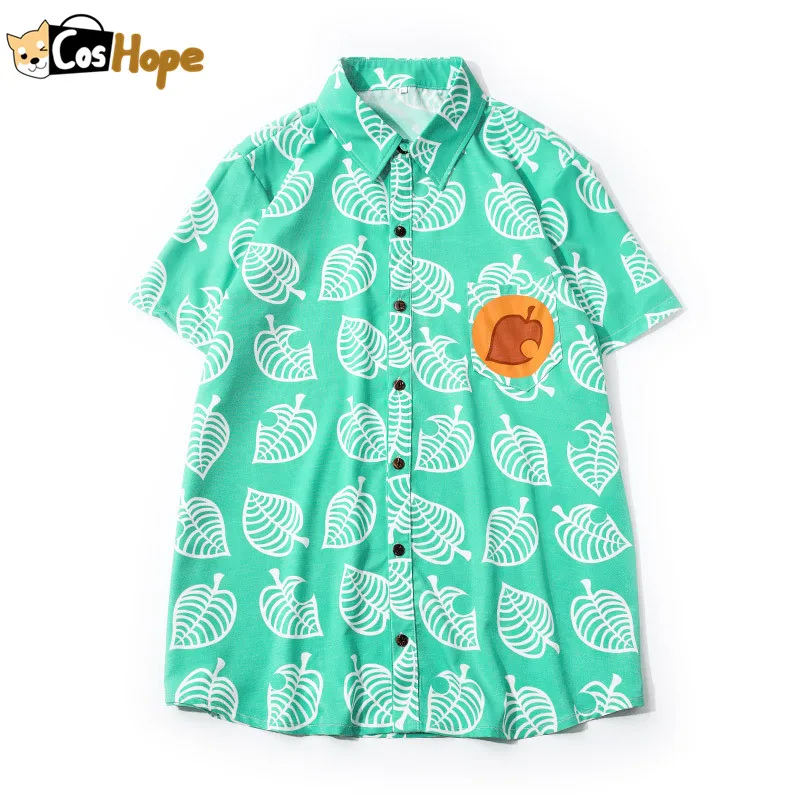 Tom Nook Cosplay Animal Crossing Cosplay Halloween Costumes for Adults and Kids Short Sleeves Shirt Tom Nook Cosplay Animal Crossing Cosplay Halloween Costumes for Adults and Kids Short Sleeves Shirt