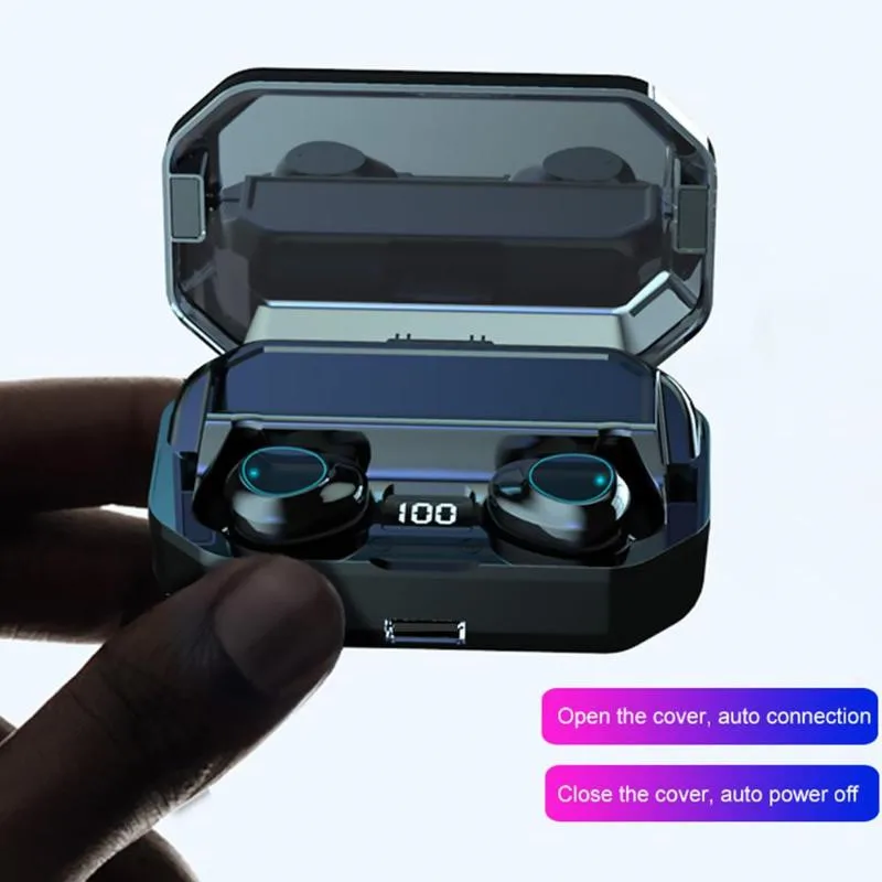 New G03 Earphone Wireless 6000mAh LED Smart Power Bank TWS 5.0 Bluetooth 9D Stereo IPX7 Waterproof PK G02 for Smartphone New G03 Earphone Wireless 6000mAh LED Smart Power Bank TWS 5.0 Bluetooth 9D Stereo IPX7 Waterproof PK G02 for Smartphone