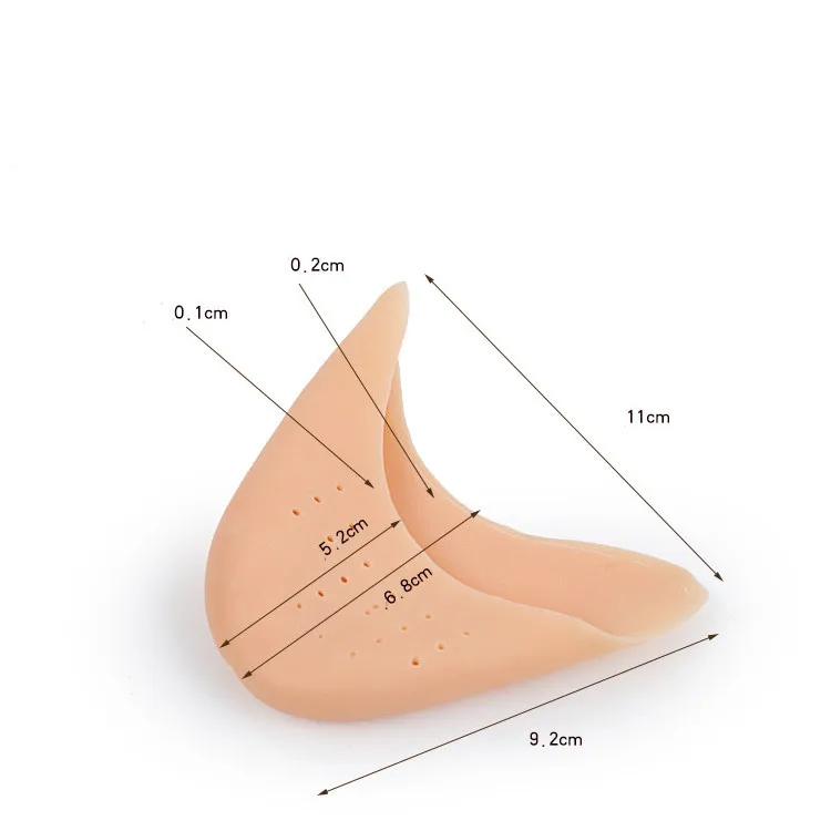 1 пара мягких балетных туфель для танцев с силиконовым гелем, подушечки для ухода за ногами, защитные подушечки для ног на высоком каблуке, гелевые ортопедические массажеры
