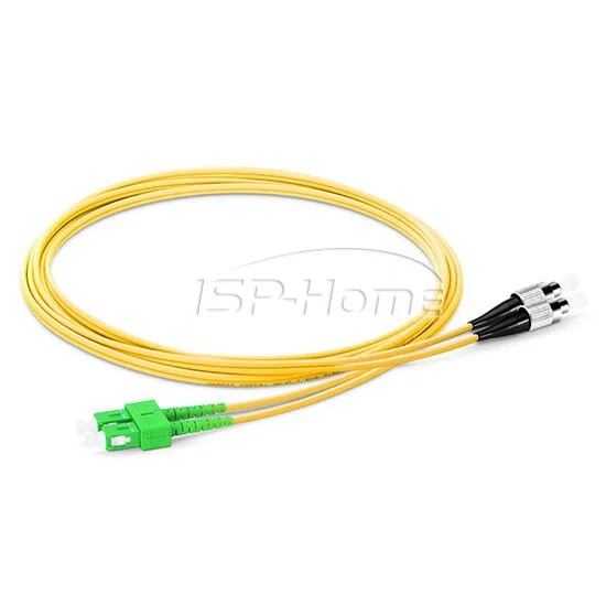 15 м SC/APC-FC/UPC Simplex 2,0 мм одномодовый волоконно-оптический патч-корд, SC-FC волоконно-оптический SC патч-корд, SC-FC FTTH кабель