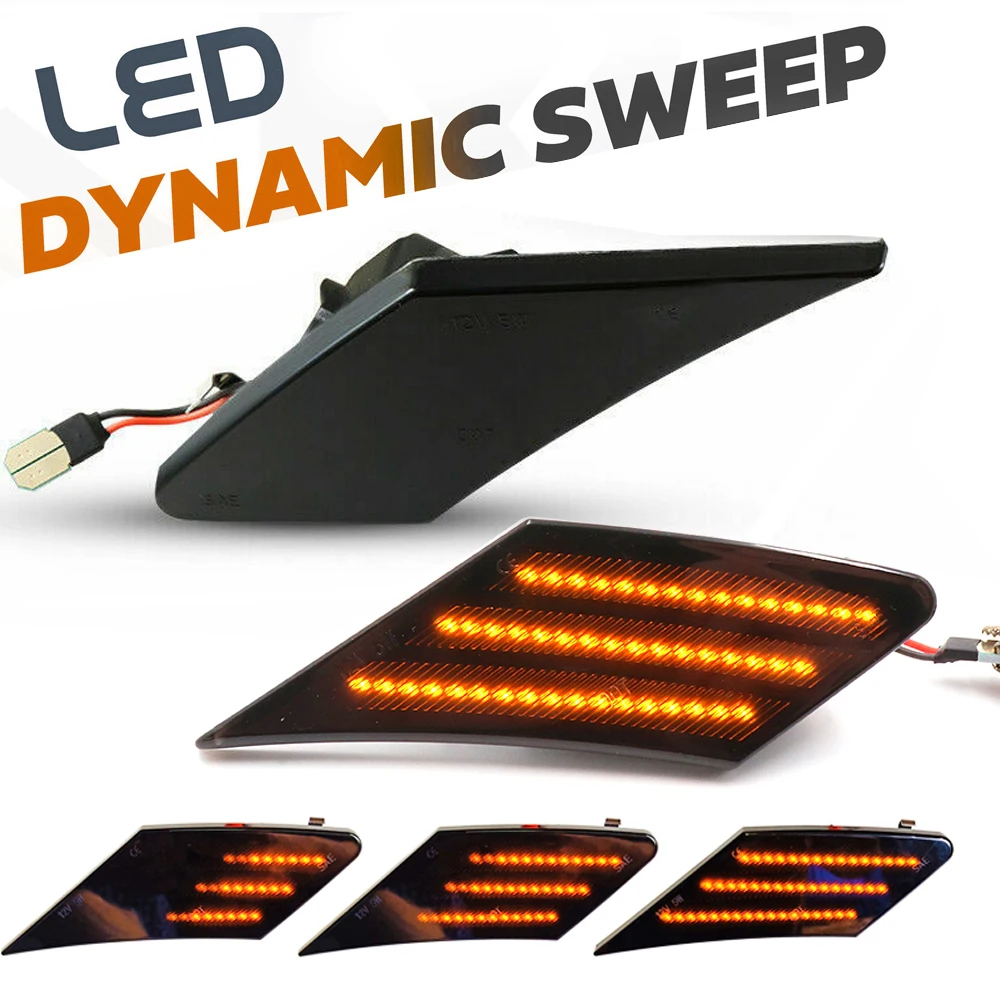 

2PCS LED Dynamic Side Marker Turn signal light lamp Repeater light for Toyota FT86 Scion FR-S Subaru BRZ