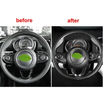 

Carbon Fiber Steering Wheel Decorative Cover For MINI Cooper F54 F55 F56 F57 F60 New And High Quality
