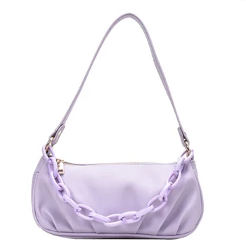 

Small PU Leather Shoulder Bags for Women New Chain Design Female Messenger Bags Candy Color Mini Ladies' Travel Flap Tote Bags
