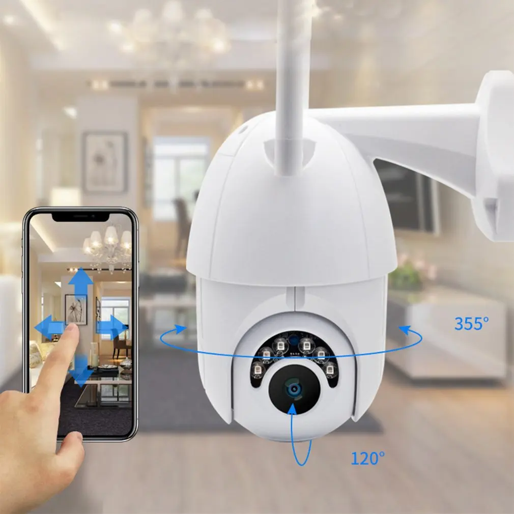 

1080P IP Camera Wifi Outdoor Speed Dome Wireless Wifi Security Camera Pan Tilt 4X Digital Zoom 2MP Network CCTV Surveillance