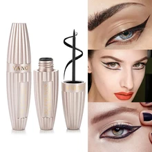 Yanqina Водонепроницаемая жидкая подводка в ручке, не Цветущая, долговечная, водостойкая, крутая, черная, для бровей, макияж, подводка для глаз, ручка