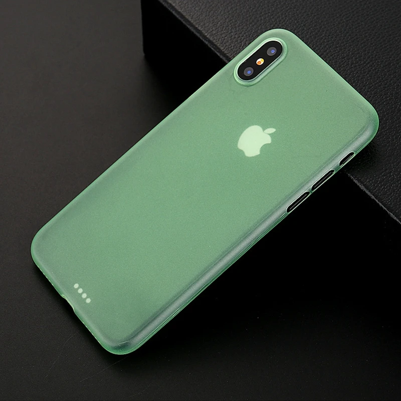 100pcs Fashion Colorful Matte Transparent Phone