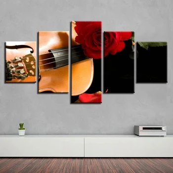 

Painting Full Round Drill DIY Diamond 5D Embroidery Cross Stitch Picture Mosaic Violin Rose Wall Art Home Decor Handmade Gift