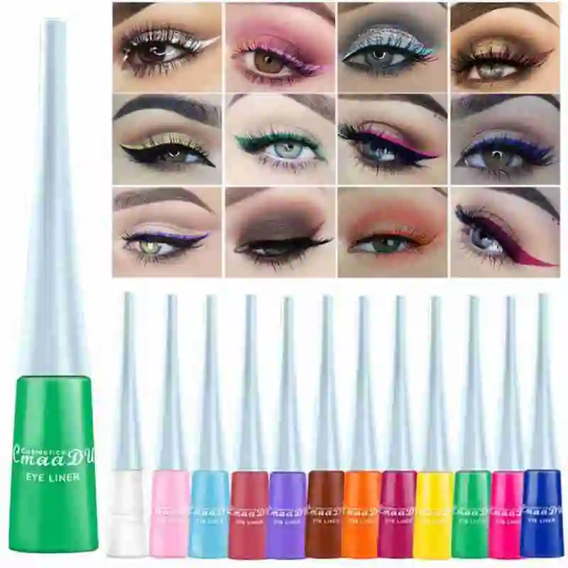 green liquid eyeliner