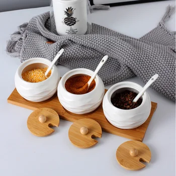 

1 Set of Storage Pot Spice Container Kitchen Accessories for Kitchen Home