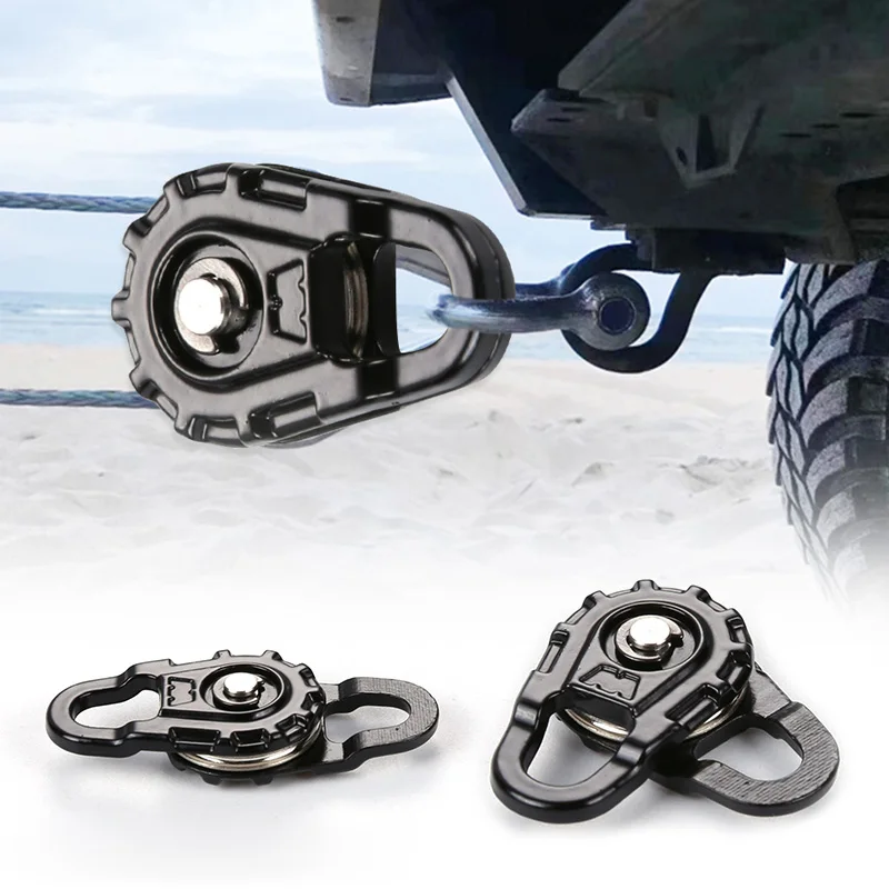 

Off Road SUV Recovery Winch Pulley Black Snatch Block for 1/10 RC REDCAT D90 HPI Excellent Craftsmanship Well Durability