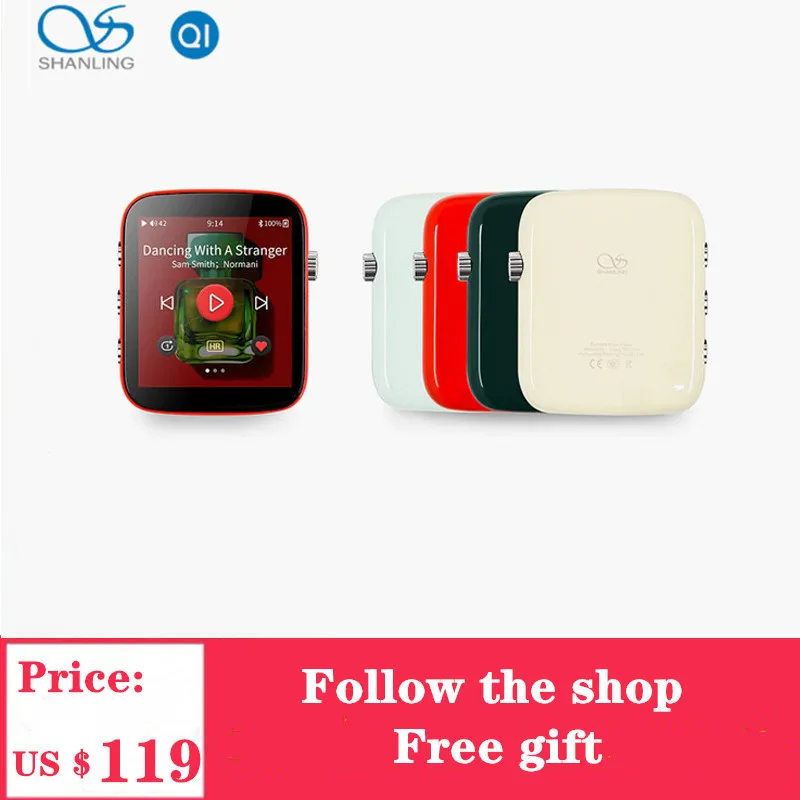 Новый Bluetooth плеер Shanling Q1 Портативный Hi Fi аудио DAC/AMP двусторонний музыкальный MP3