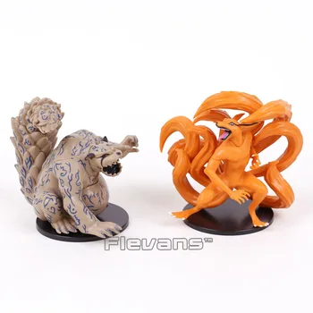 

NARUTO Shippuden Kyuubi Kurama Shuukaku PVC Figures Collectible Model Toys 2pcs/set