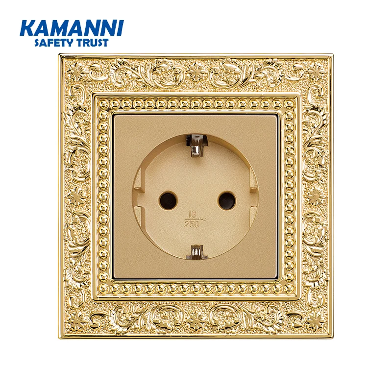 Luxury metal hand-polished button switch pattern engraving Chinese style control wall lighted  light switch 1/2/3 gang 1/2 way