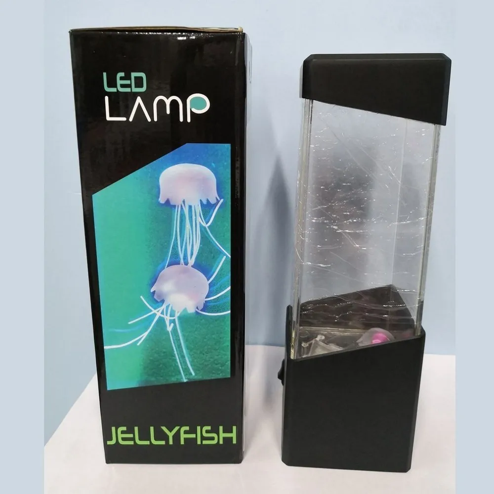 Светодиодный светильник s Медузы водный шар аквариумный резервуар лампа расслабляющий прикроватный светильник для настроения волшебная лампа подарок Прямая поставка