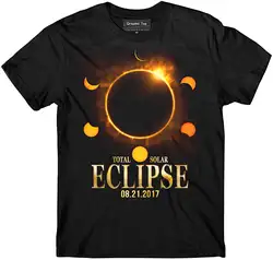 Футболка Eclipse, футболка toитого Solar Eclipse, август 2017, футболка Totality, Sun
