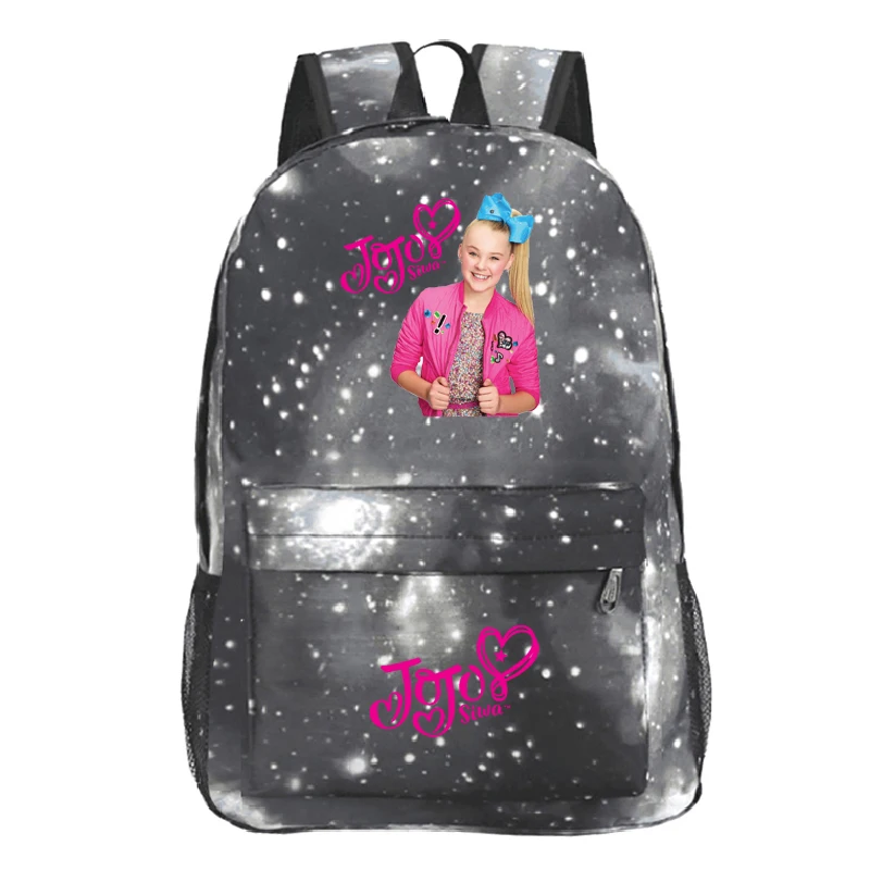 Для девочек Jojo siwa рюкзаки школьные сумки ранец для девочек детская ортопедическая сумка mochila школьная книга Сумка