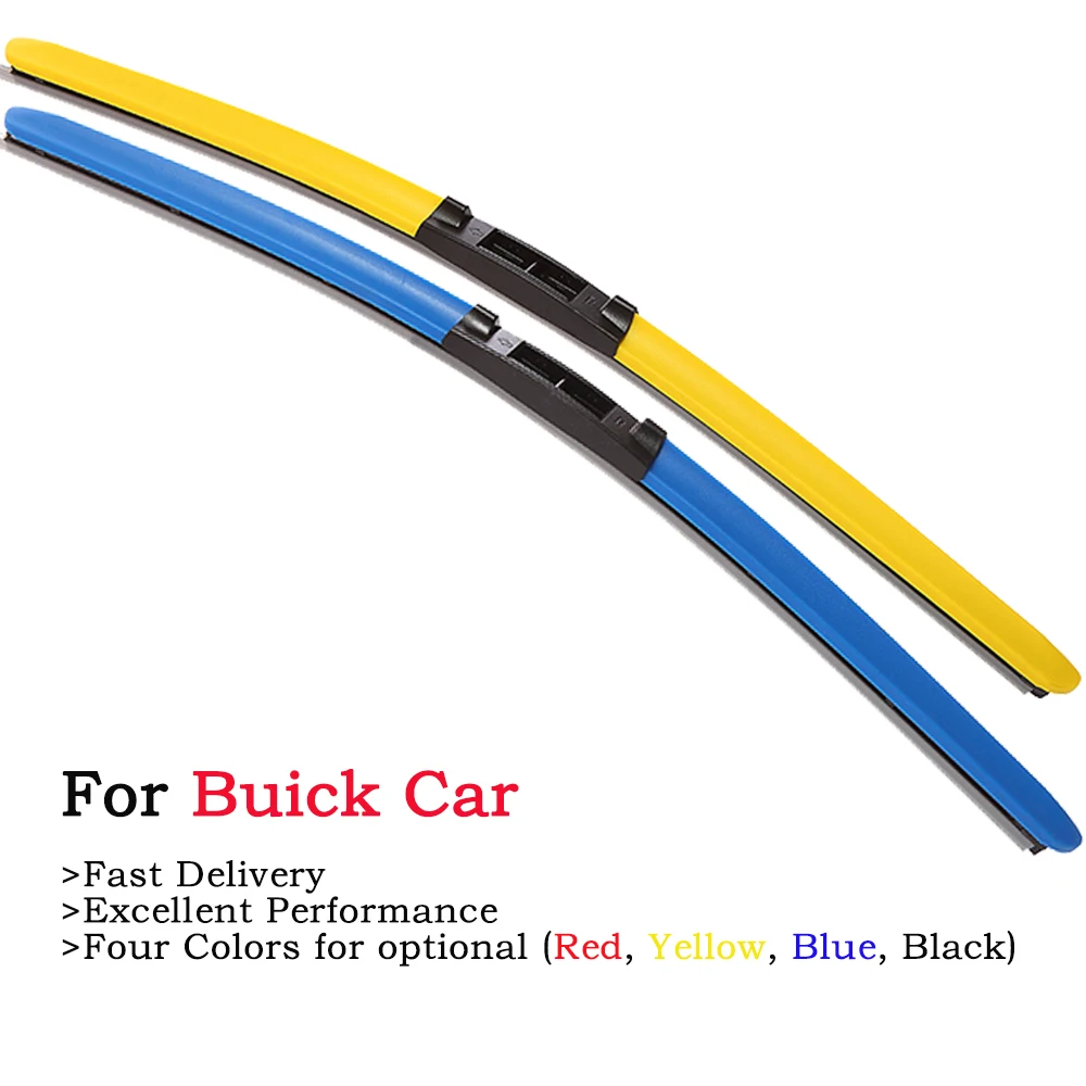 

HESITE Colorful Windshield Wiper Blades For Buick Lacrosse Lucerne Excelle Regal Enclave Sail Encore GL6 GL8 Envision Verano Car
