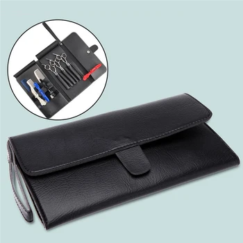 

PU Leather Hairdressing Tools Bags Hair Scissor Case Waist Pack Pouch Holder Hair Styling Tools Accessories