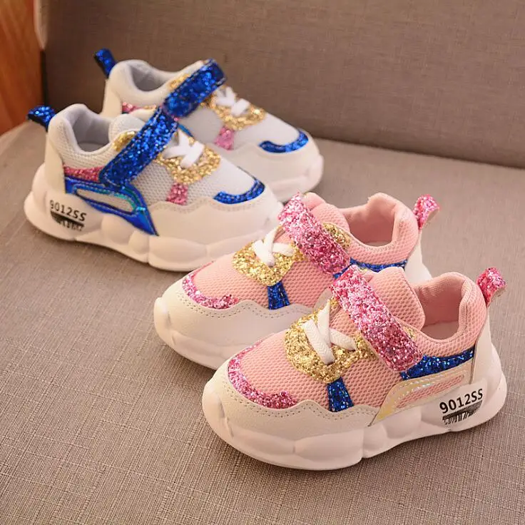 

Aurumn new boy's mesh shoes kids breathable kids running shoes sequins kids shoe sneakers