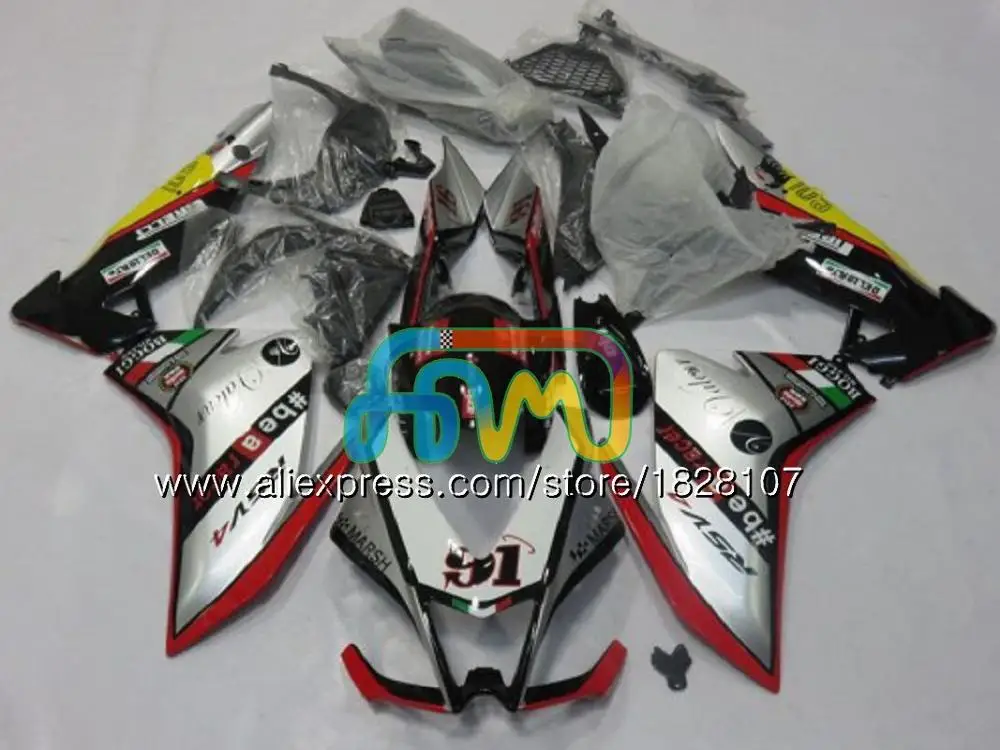 Инъекции для Aprilia RSV1000RR RSV1000 09, 10, 11, 12, 13, 15 80BS. 39 РСВ фиолетовый blk 1000 R 1000R 2009 2010 2012 2013 обтекатель - Цвет: No. 31