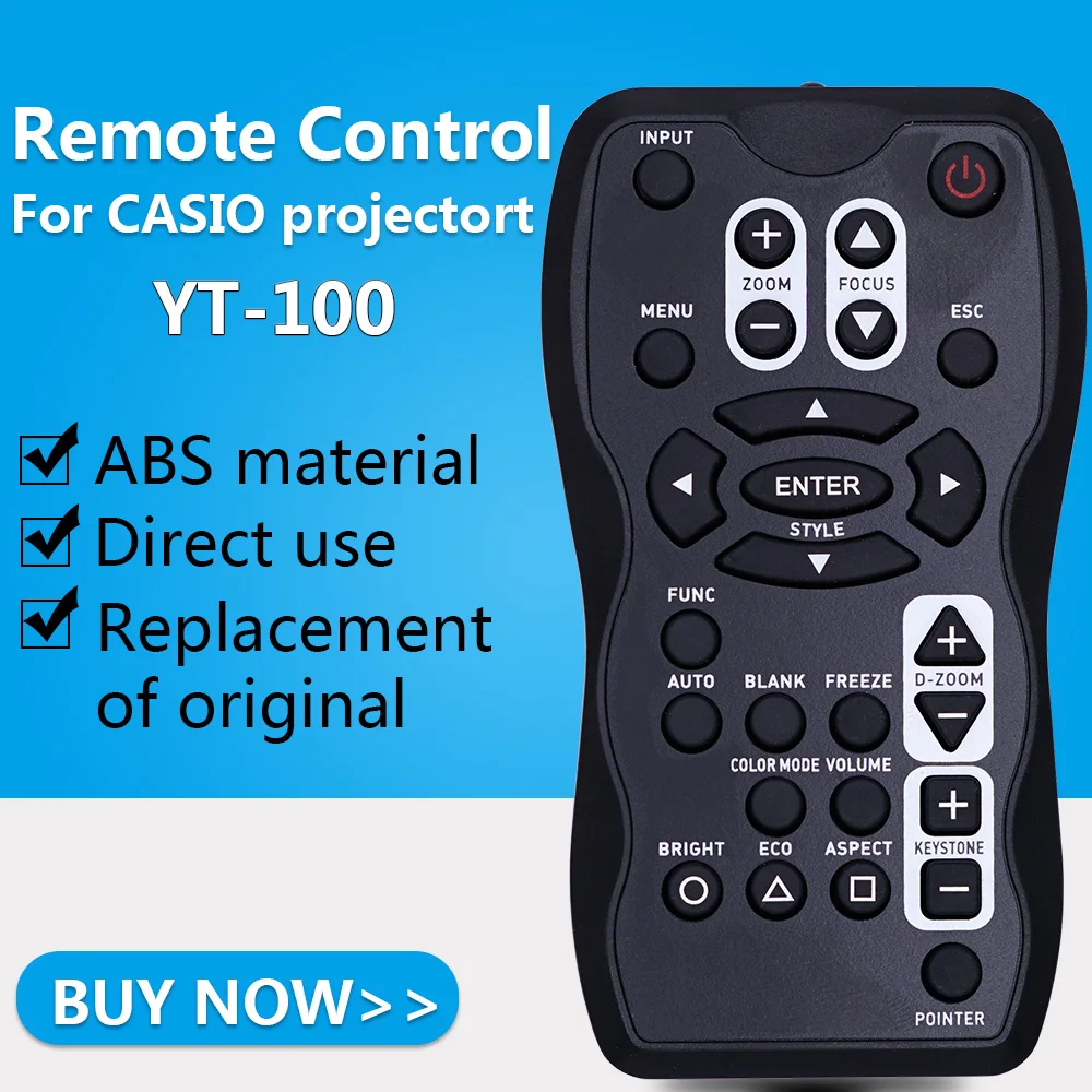 Remote control for Casio projector YT100 XJA141/XJA146 XJA241/XJ
