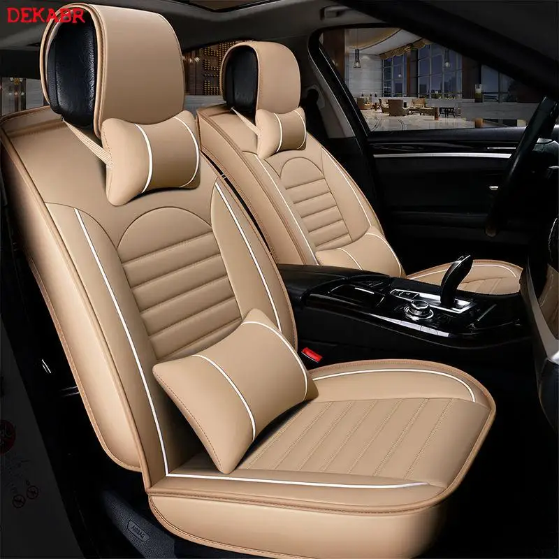 

2020 New Custom Leather Four Seasons for Volkswagen vw passat b5 polo golf tiguan jetta touran Car Seat Cover Cushion