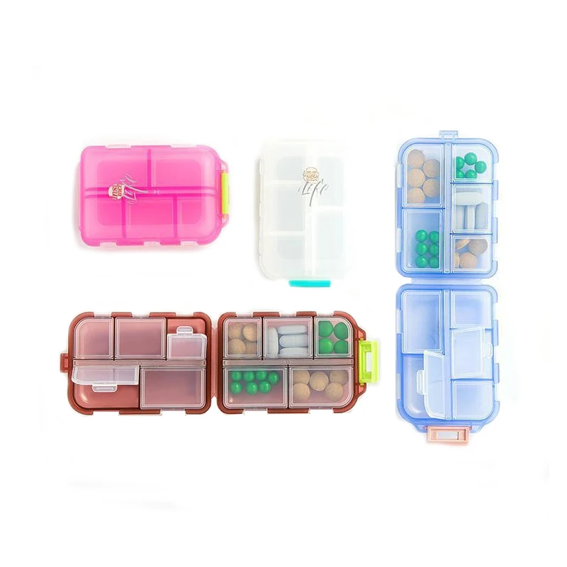 

New Travel Portable Medicine Pill Case Weekly 7 Days Pill Organizer For Vitamin Fish Oil Compartments Container Medicine Box