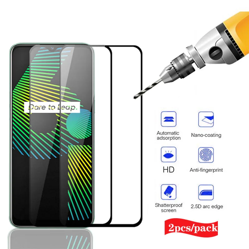 2PCS tempered glass for oppo realme5 5 6 i s 5i 5s 6s 6i 7 7i global i5 i6 HD anti-fall anti-scratch thin screen protector | Мобильные