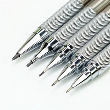 Crayon mécanique en acier inoxydable 2B, crayon noir de haute qualité pour l'écriture et le dessin pour les étudiants