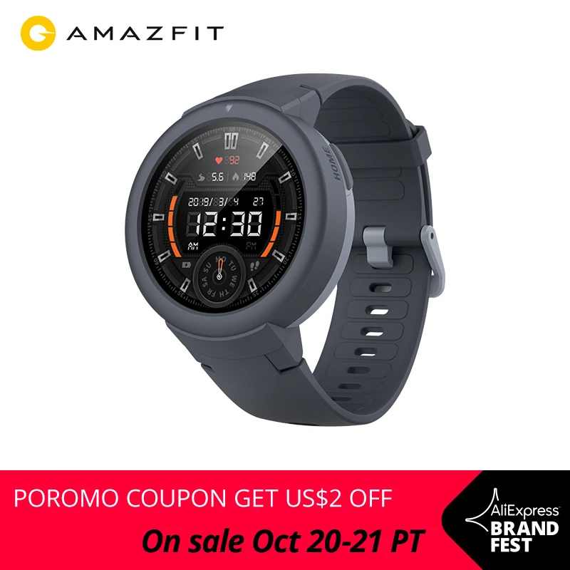 Amazfit Verge Lite Smartwatch z EU za $47.99 / ~186zł