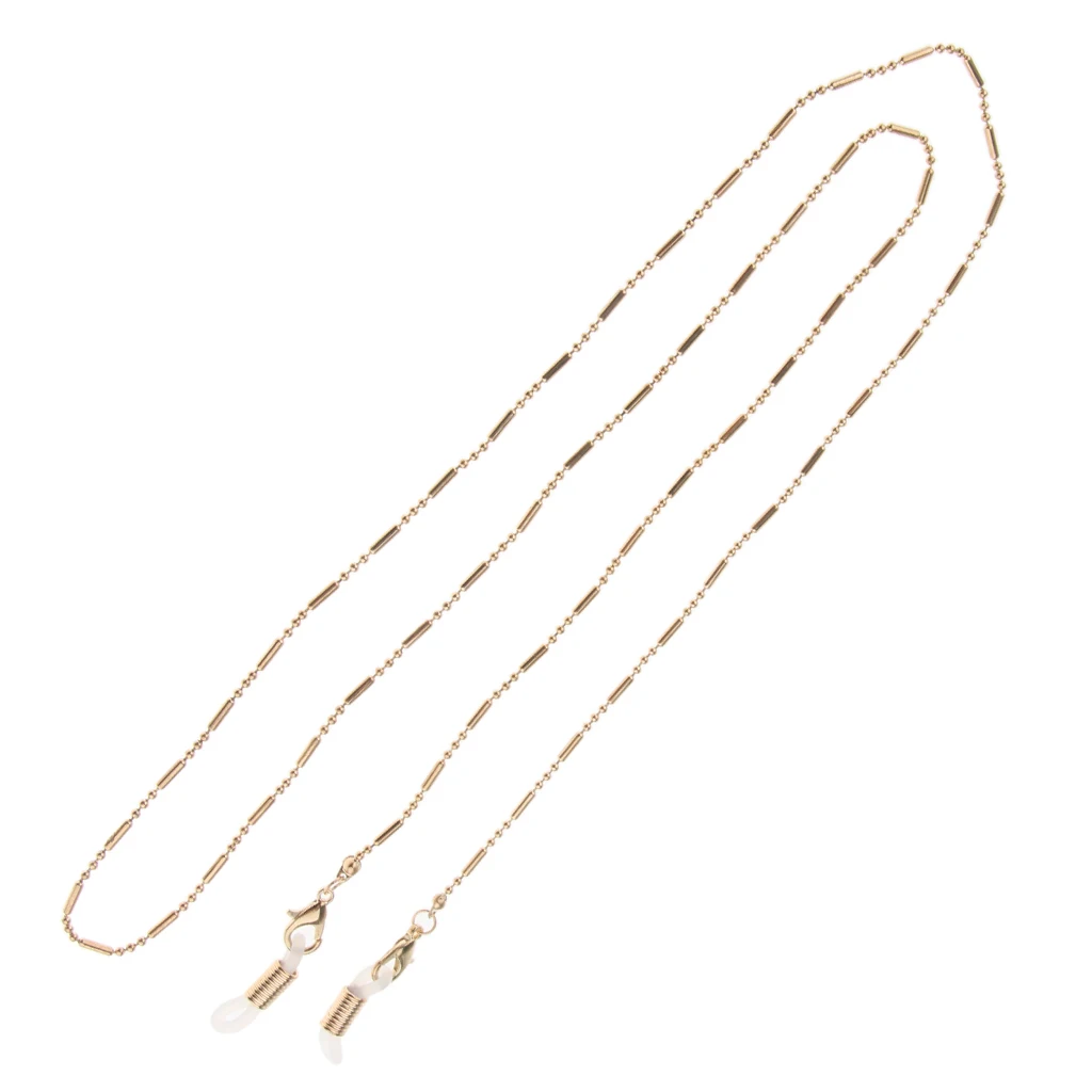 Metal Beaded Sunglasses Holder Rope Spectacles Straps Lanyard for Hanging Glasses for Kids Reading Writing