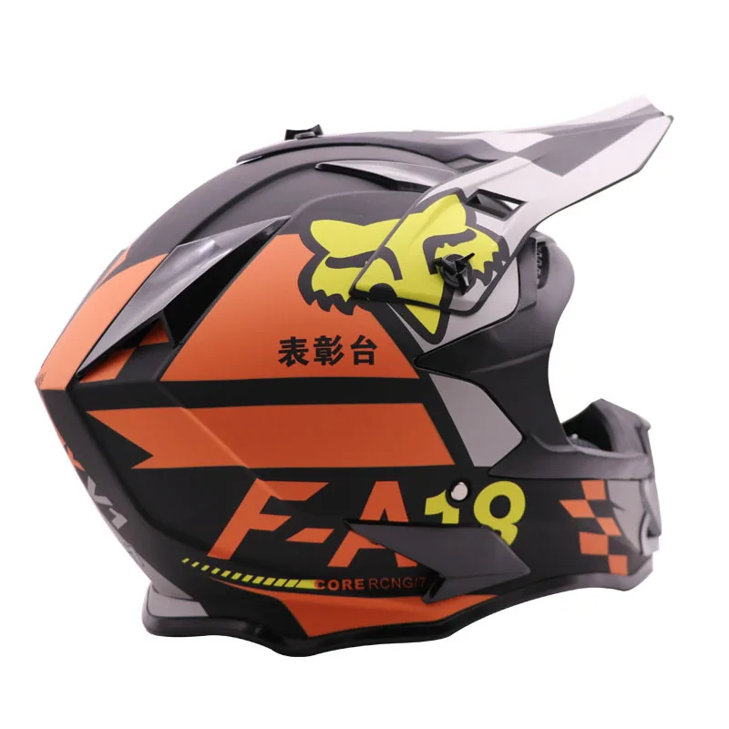 Шлем для мотокросса, шлем для горного велосипеда, шлем для спуска на гору, полный шлем для мужчин и женщин, мотоциклетный шлем для соревнований