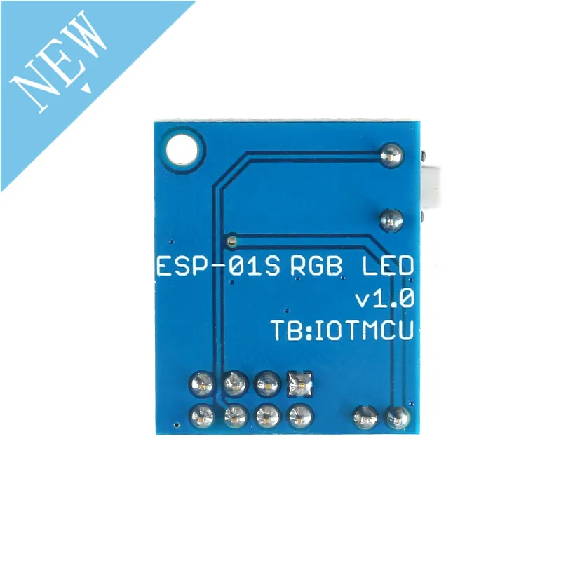 ESP8266 ESP-01 ESP-01S WS2812 RGB светодиодный светильник модуль для Arduino ESP 01 контроллер адаптер модуль электронный DIY Kit