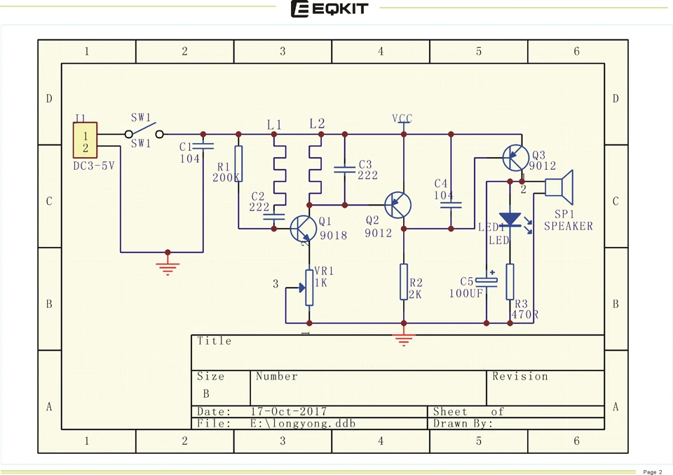 Высокое качество детектор металла DC 3 V-5 V 60 мм для собрать комплект DIY, иных металлических детектор, металлодетектор комплект сварки учебная доска для