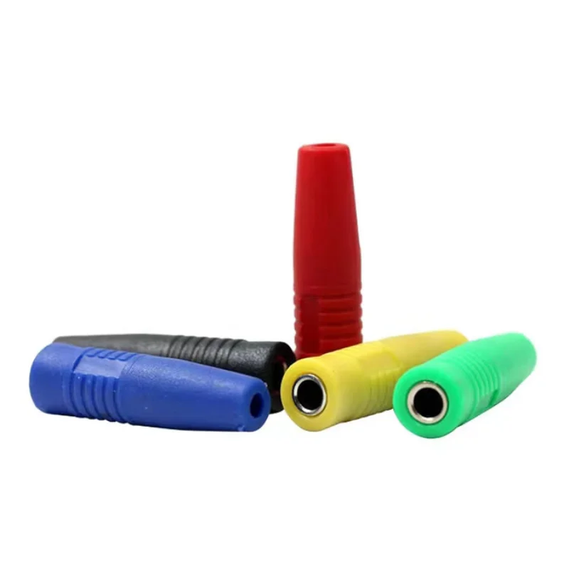 5Pcs2mm4mmBananaFemaleInsulatedJackPlugWireSolderConnector