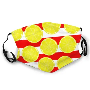

Golden Lemon Slice Double-sided printed dustproof and windproof mask, can be cleaned and reused, suitable for outdoor sports