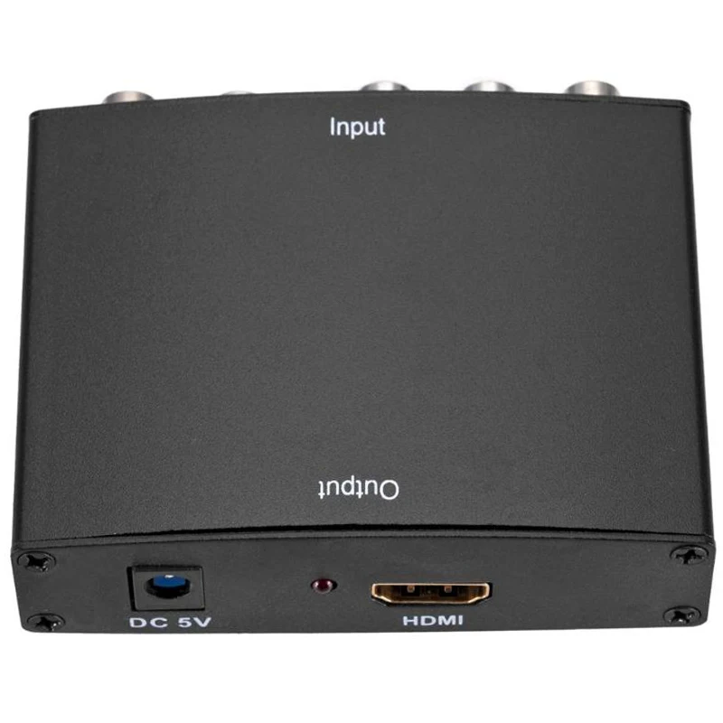 YPBPR к HDMI 1080P Компонентный видео конвертер с R/L o адаптер для ТВ ПК DVD монитор ЕС